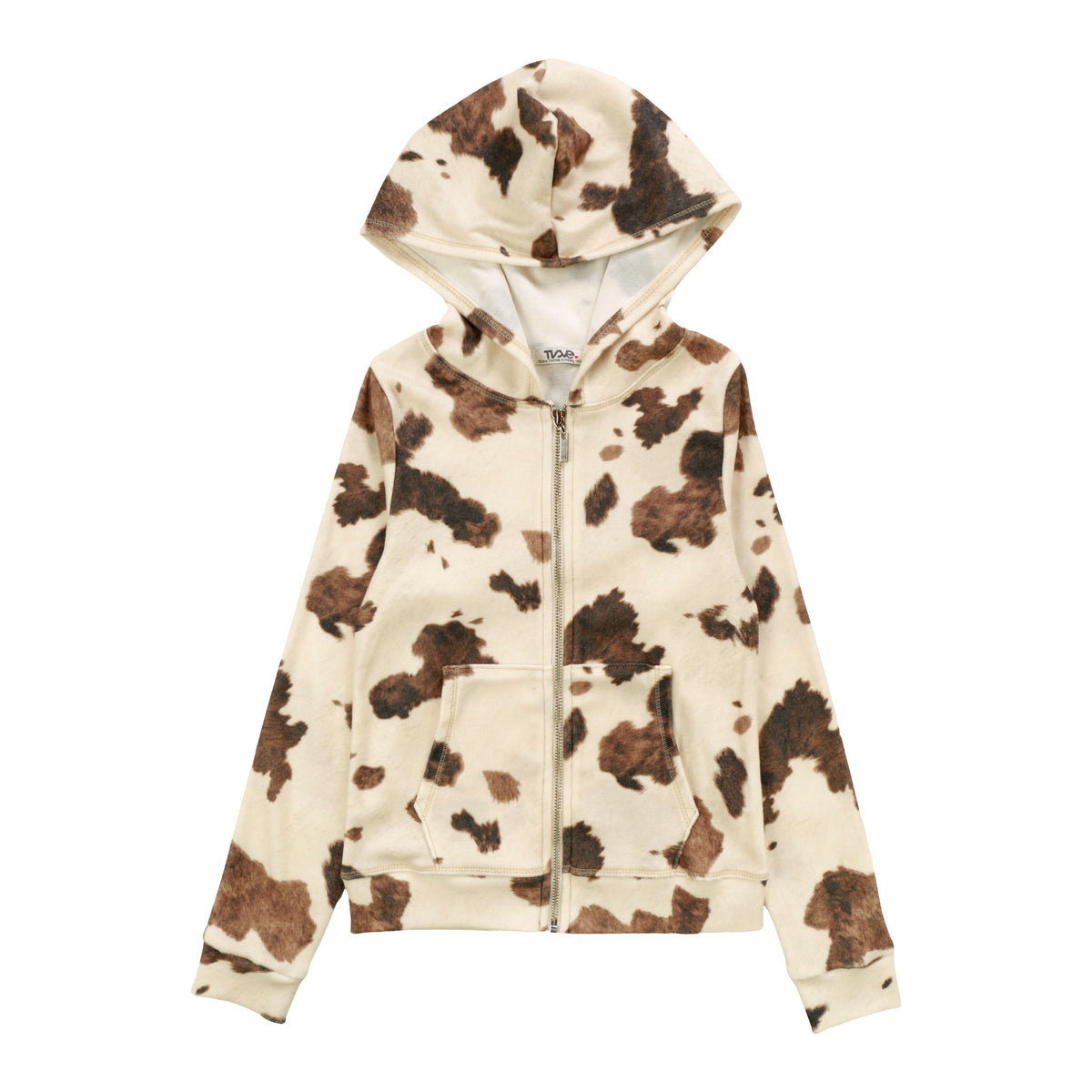 Hooded Jacket (Cow Pattern)