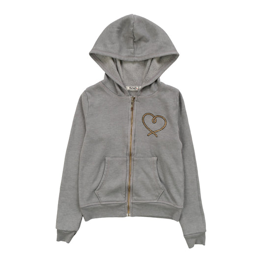 Hooded Jacket (Rope Heart Print)