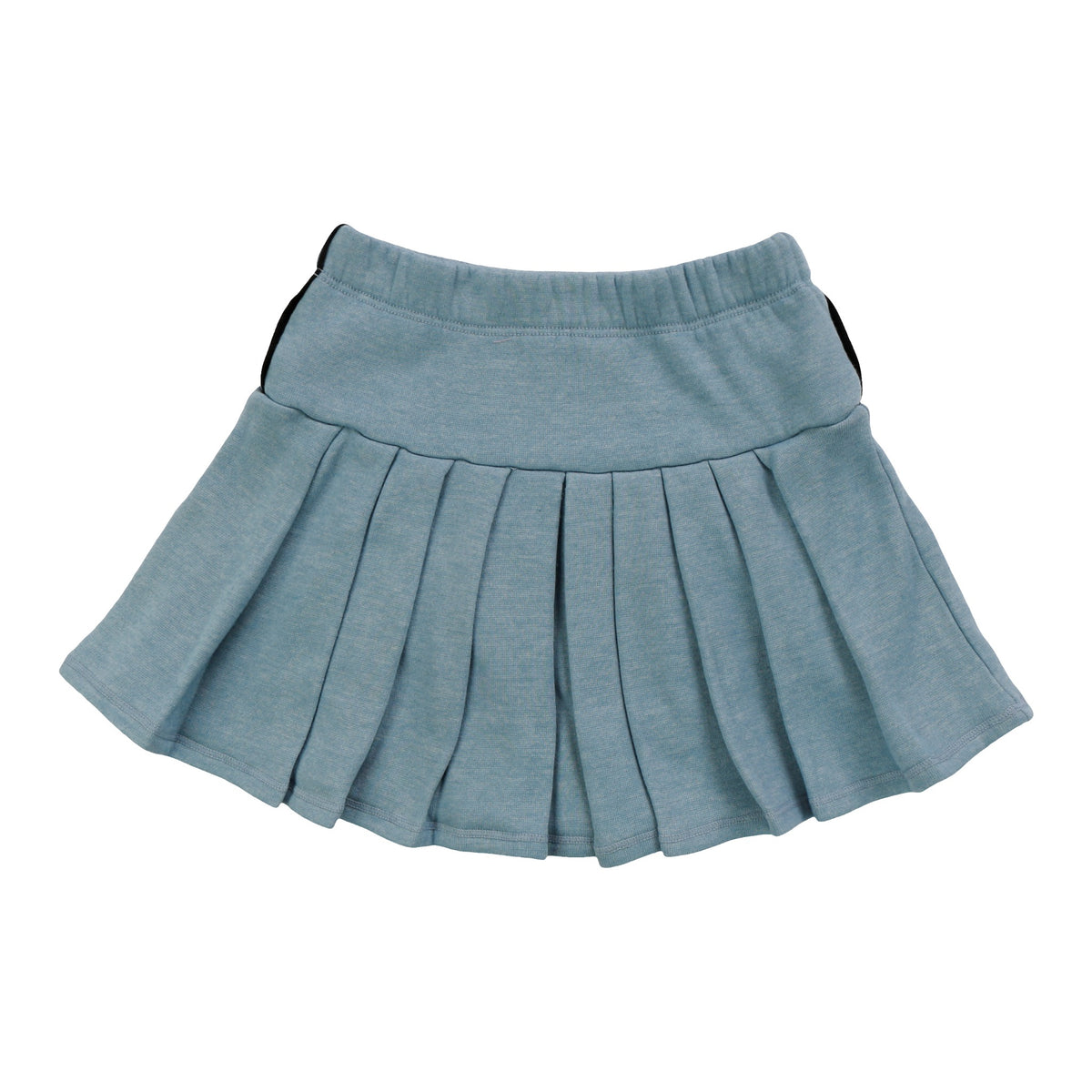 Pleated Skirt with Piping