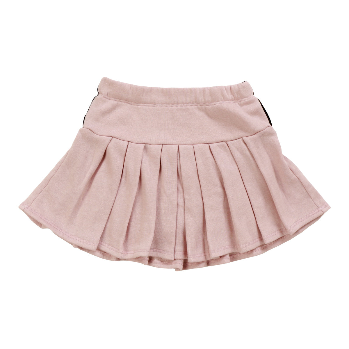 Pleated Skirt with Piping