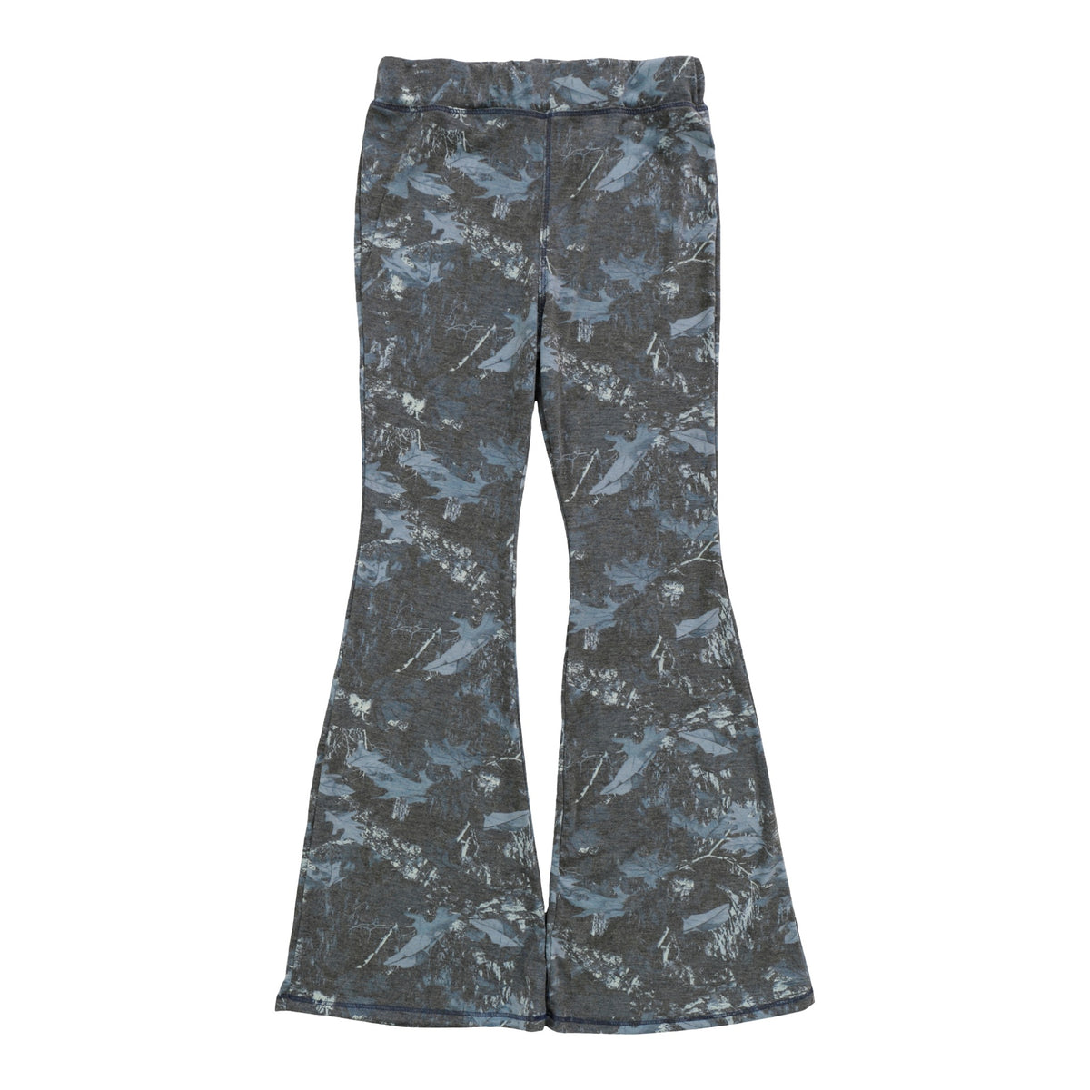Flare Pants (Navy Forest Pattern)