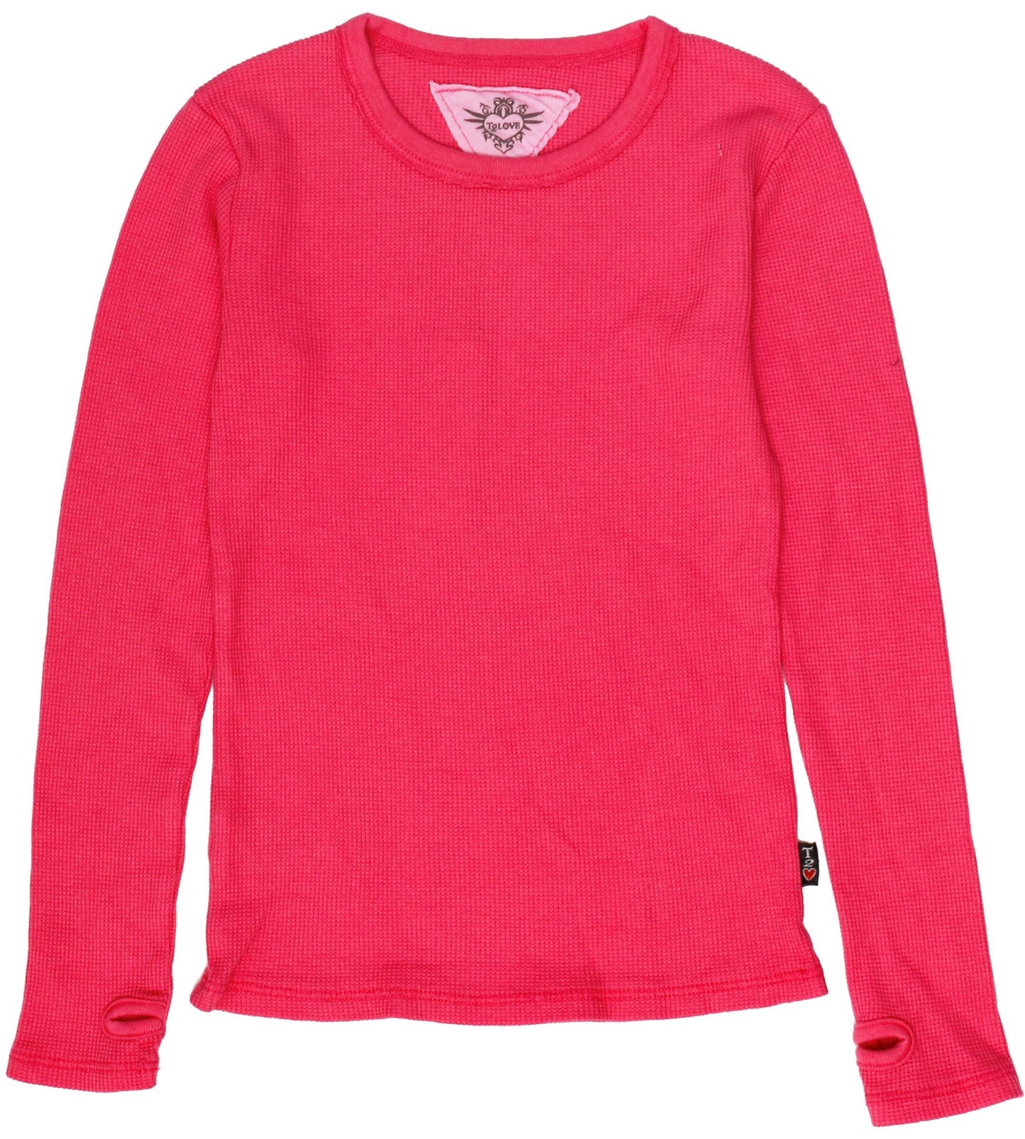 Classic Long-Sleeved Thermal Shirt with Thumbholes