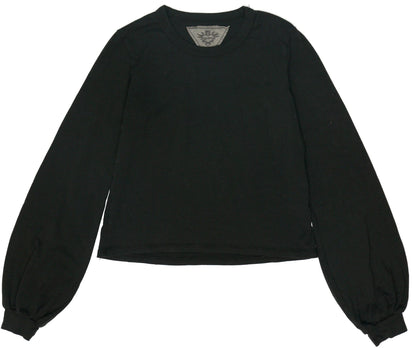 Puffy Long-Sleeve Crewneck Shirt