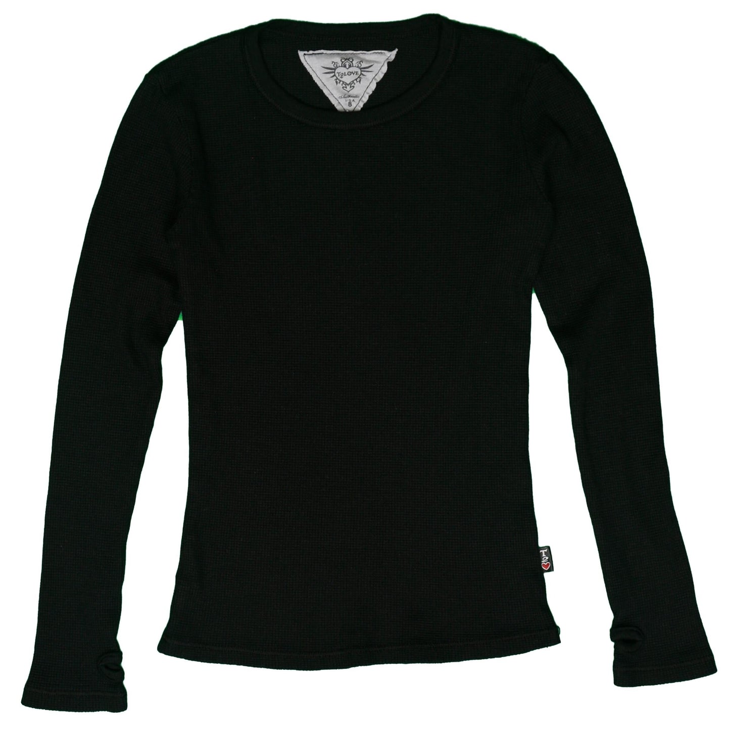 Classic Long-Sleeved Thermal Shirt with Thumbholes