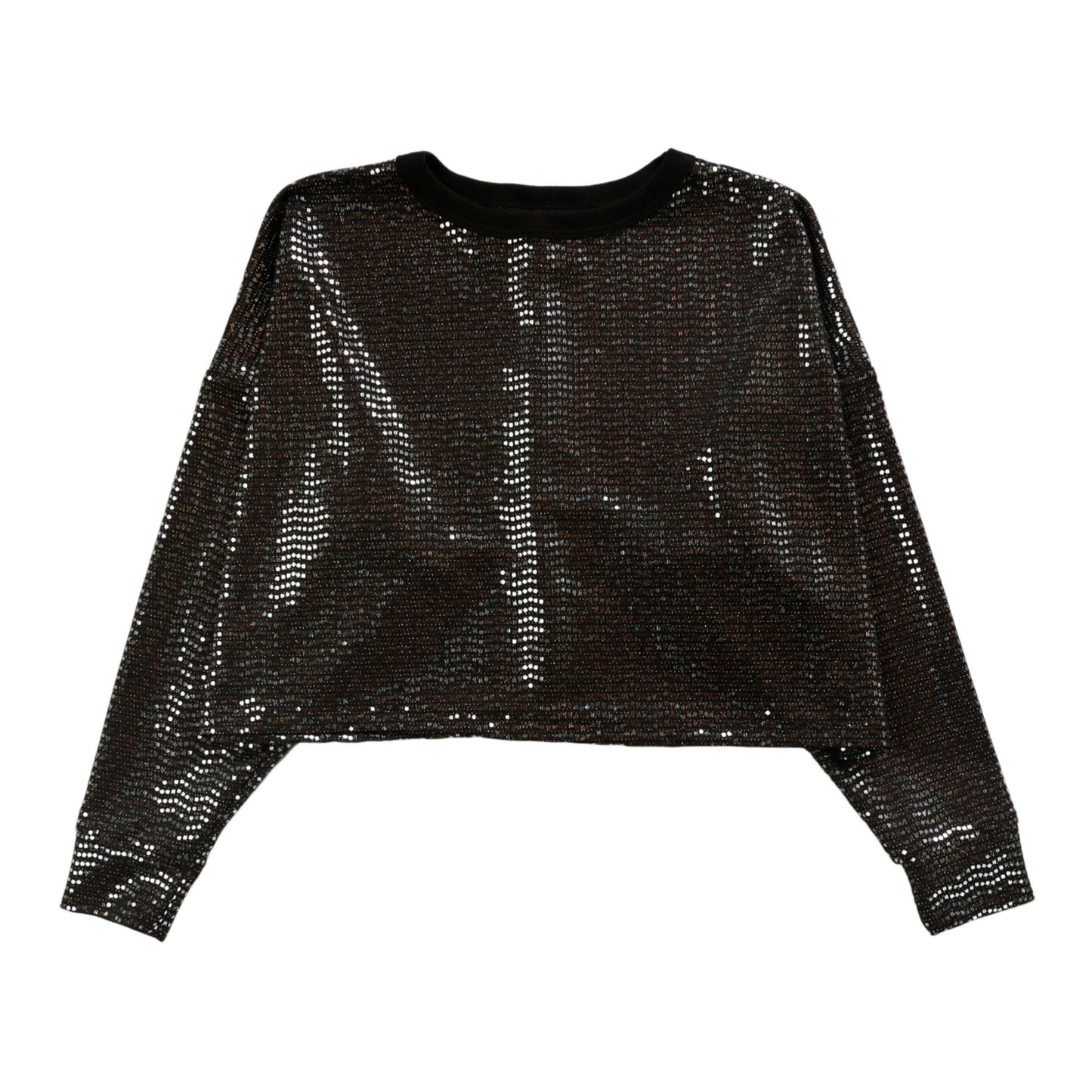 Heather Dolman Top (Silver Sequins)