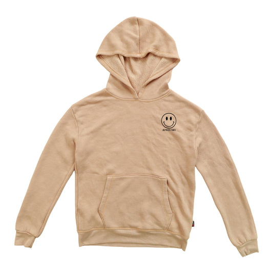 Heather Oversized Hoodie (Mini Happy Face Print)