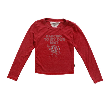 Heather Signature Long-Sleeved Shirt ("DANCING TO MY OWN BEAT")