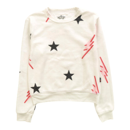 Classic Crewneck (Reversed-Fabric Stars and Bolts Pattern)