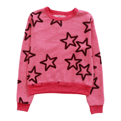 Classic Crewneck (Reversed-Fabric Hollow Stars Pattern)