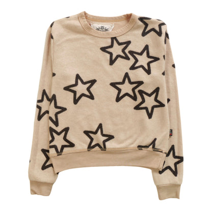 Classic Crewneck (Reversed-Fabric Hollow Stars Pattern)