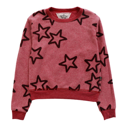 Classic Crewneck (Reversed-Fabric Hollow Stars Pattern)