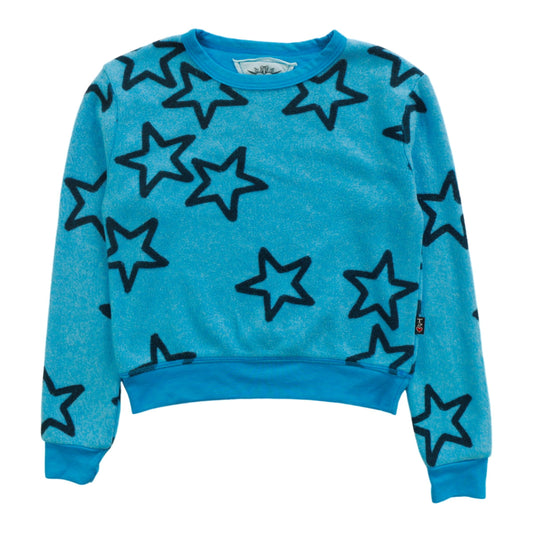 Classic Crewneck (Reversed-Fabric Hollow Stars Pattern)