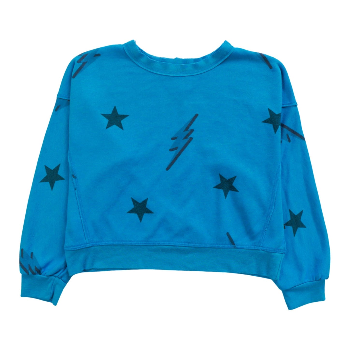 Heather Dolman Sweater Top (Stars and Bolts Pattern)