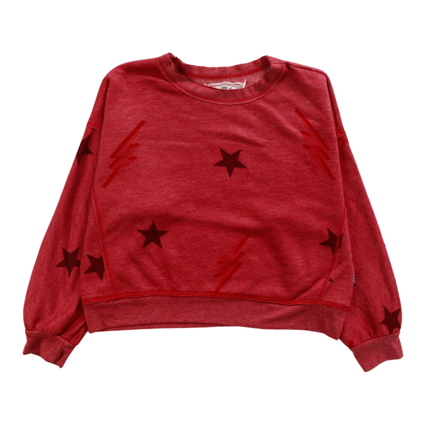 Heather Dolman Sweater Top (Stars and Bolts Pattern)