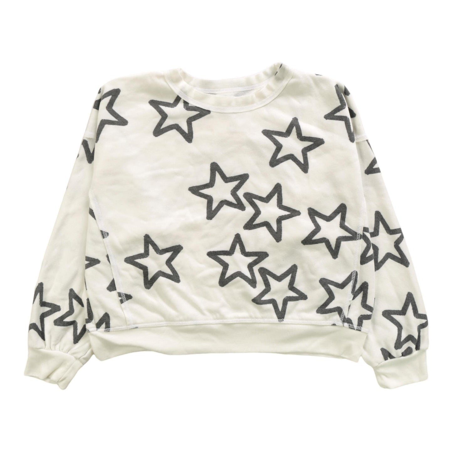 Heather Dolman Sweater Top (Hollow Stars Pattern)