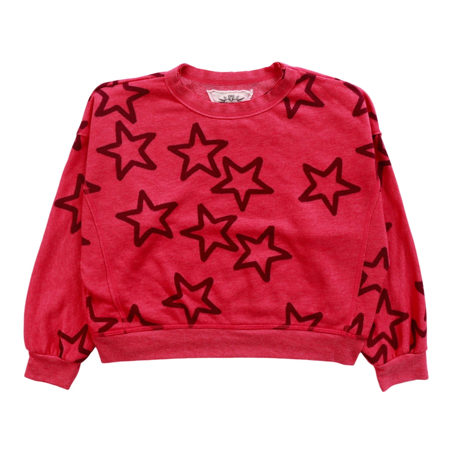 Heather Dolman Sweater Top (Hollow Stars Pattern)