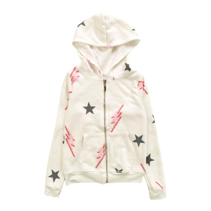 Hooded Jacket (Stars and Bolts Pattern)