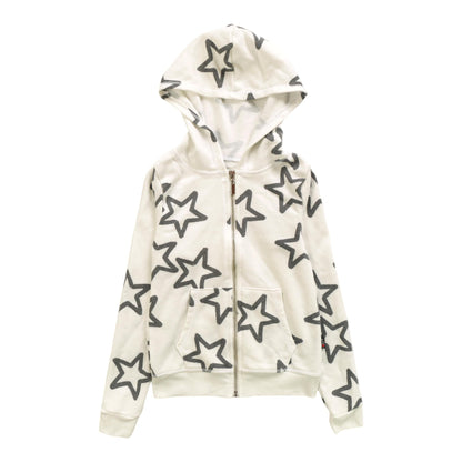 Hooded Jacket (Hollow Stars Pattern)