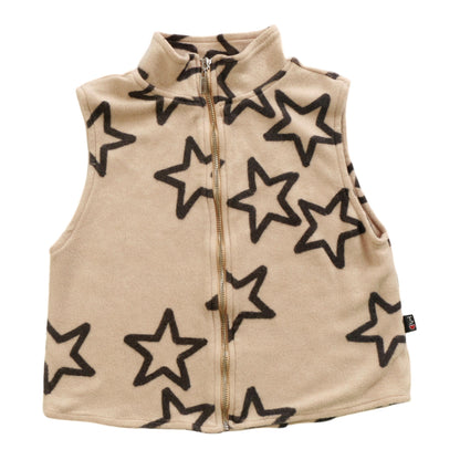 Vest (Reversed-Fabric Hollow Stars Pattern)