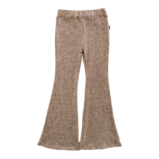 Flare Pants (Rose-Gold Sequins)