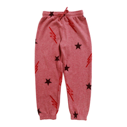 Athletic Pants (Reversed-Fabric Stars and Bolts Pattern)