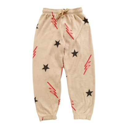 Athletic Pants (Reversed-Fabric Stars and Bolts Pattern)