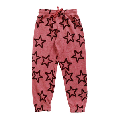 Athletic Pants (Reversed-Fabric Hollow Stars Pattern)