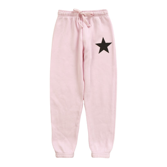 Heather Athletic Pants (Black Star Print)