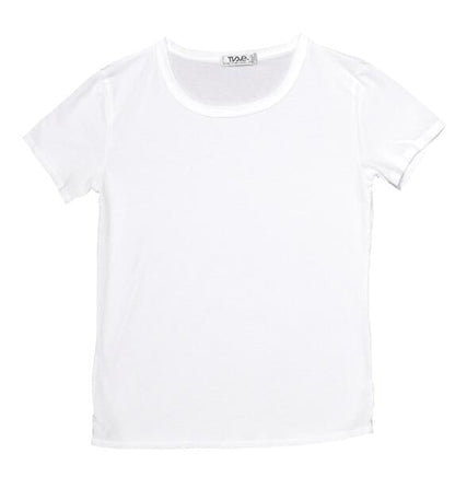 women's simple white t-shirt