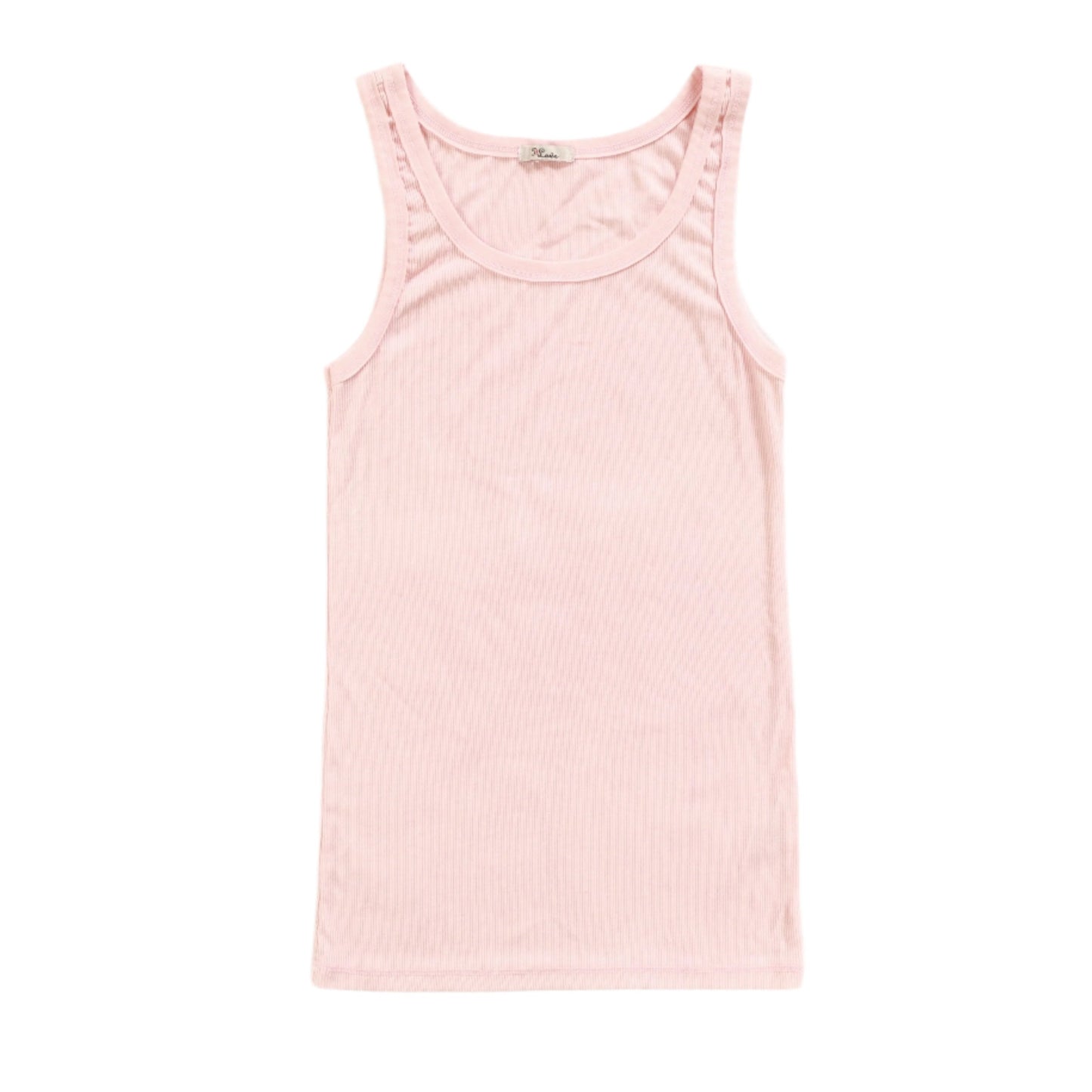 women's light pink tank top