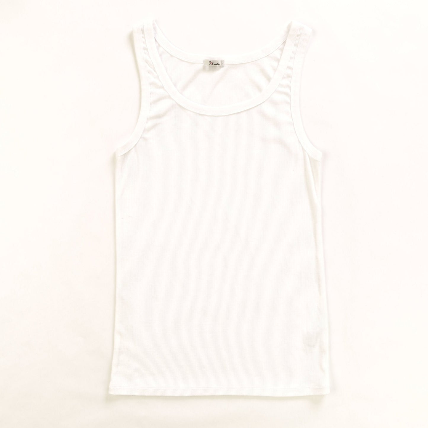 women's white tank top