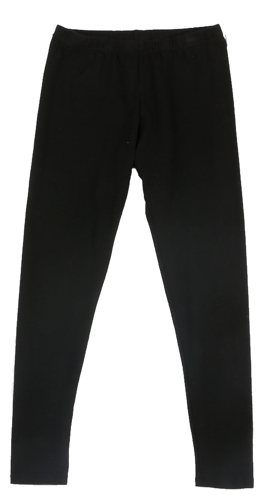 women's black full-length leggings