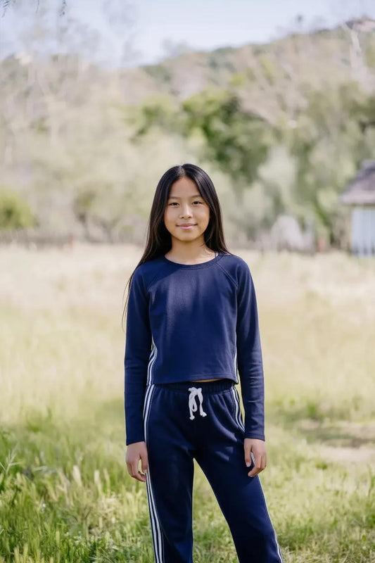Long-Sleeved Shirt with Sports Trim