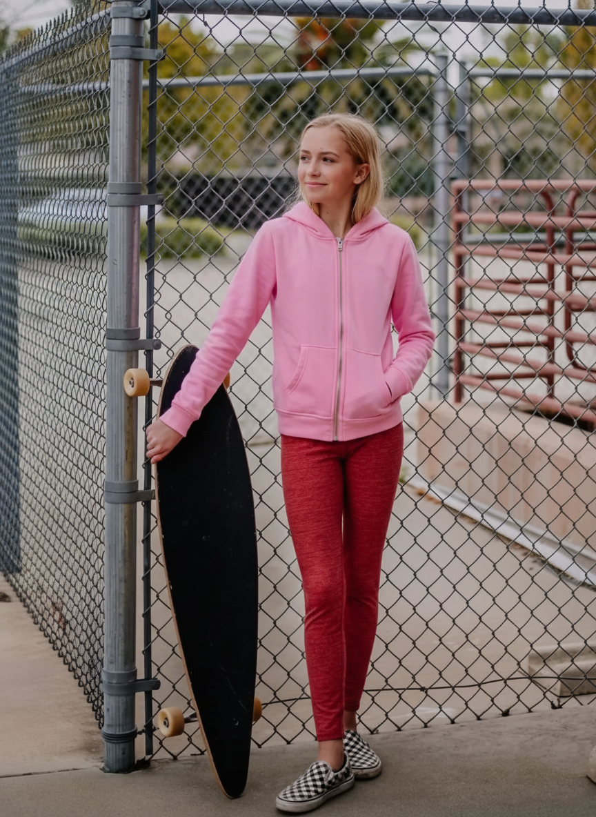 Heather Hooded Jacket