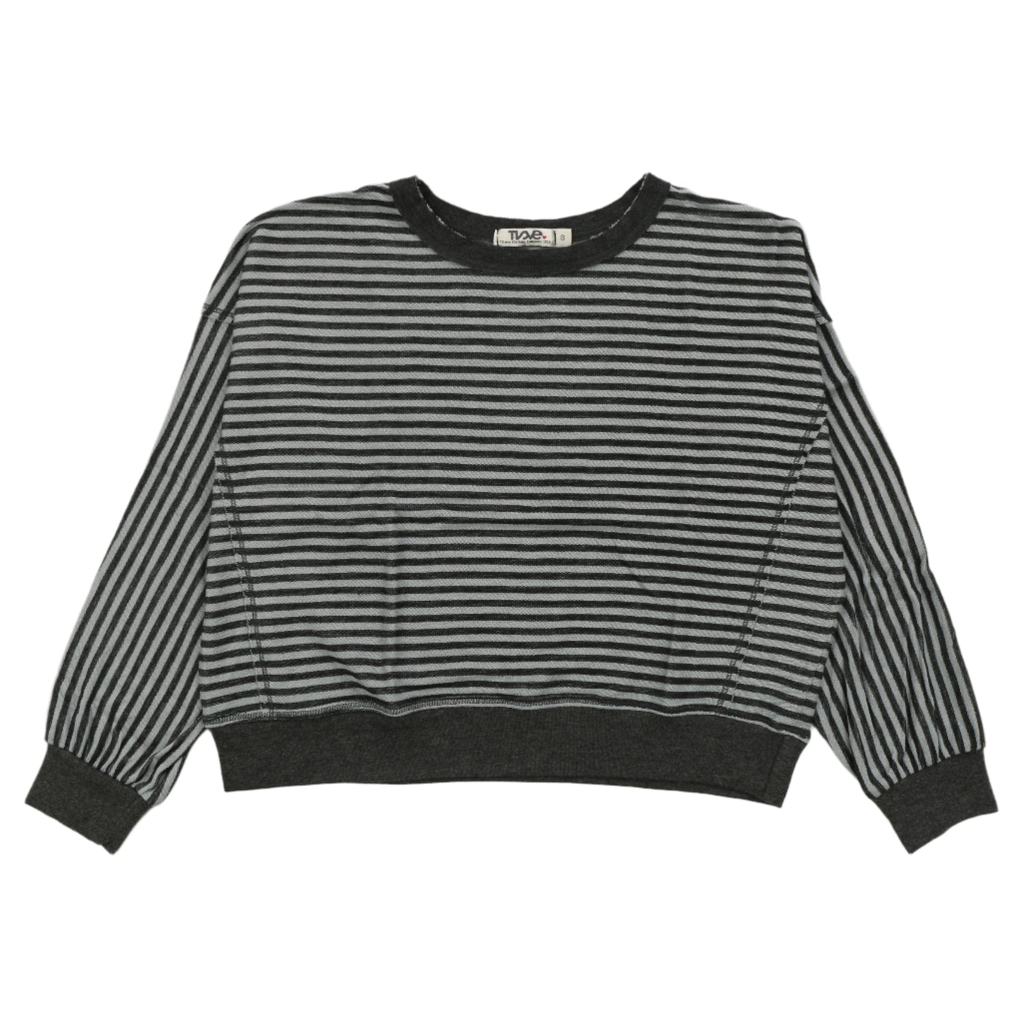 Dolman Sweater Top (Stripes)