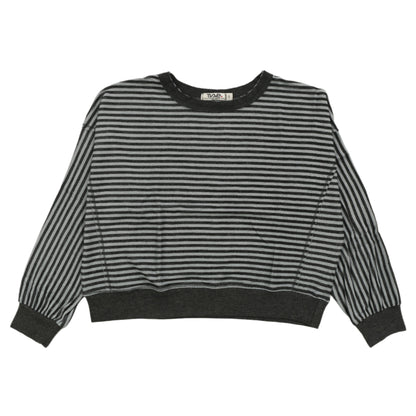 Dolman Sweater Top (Stripes)