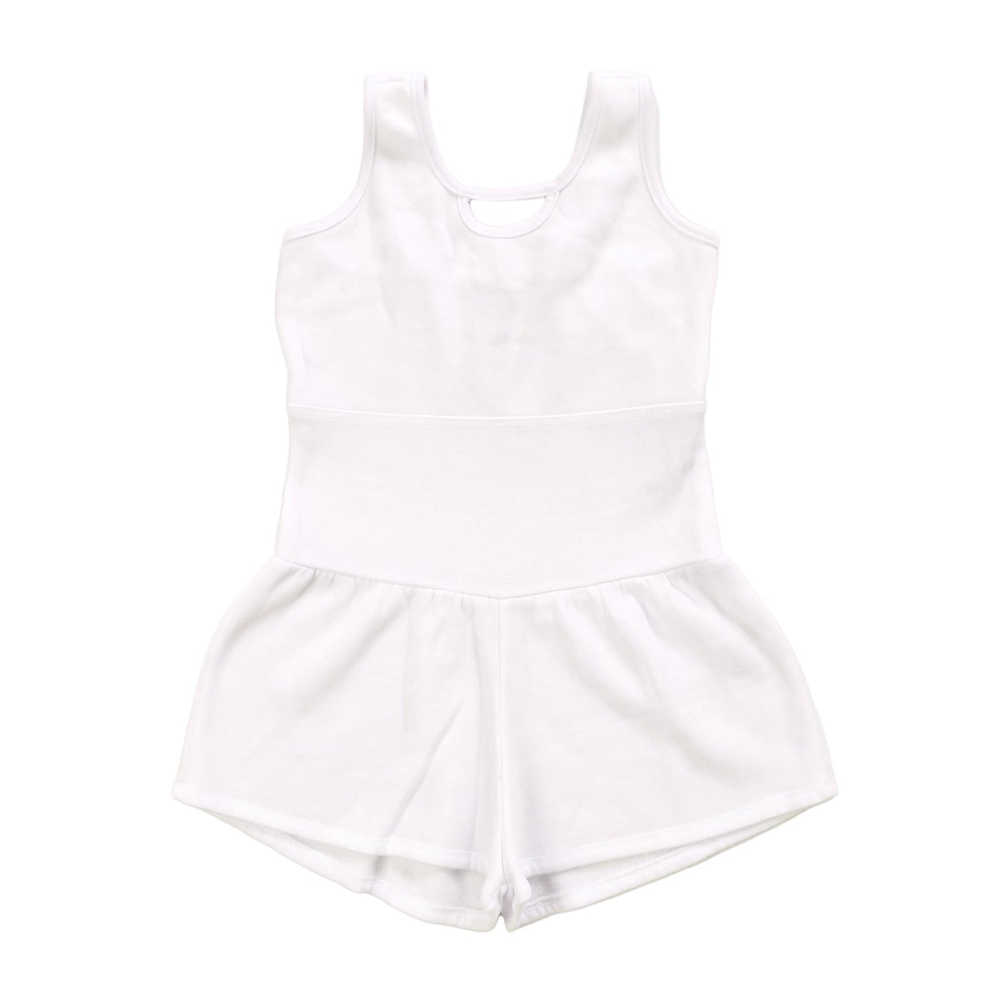 Heather Keyhole Tank Romper