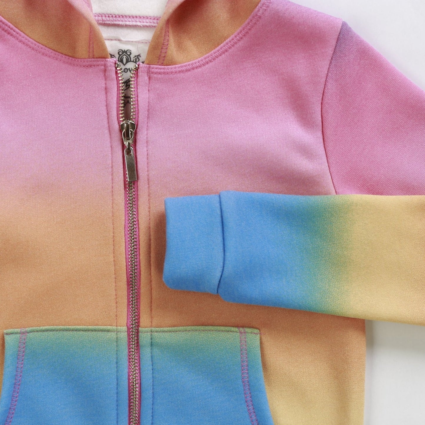 Hooded Jacket (Multi-Colored Ombre)