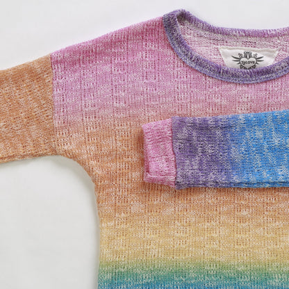 Signature Pullover (Multi-Colored Ombre)