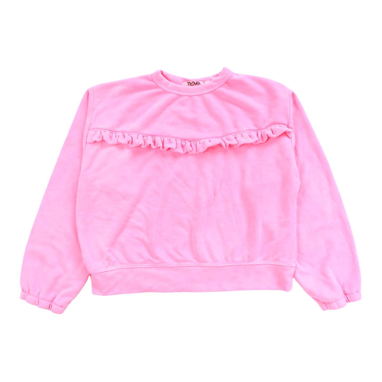 Sweatshirt with Ruffle