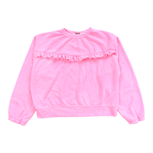 Sweatshirt with Ruffle