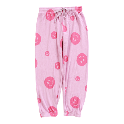 Athletic Pants (Happy Face Pattern)
