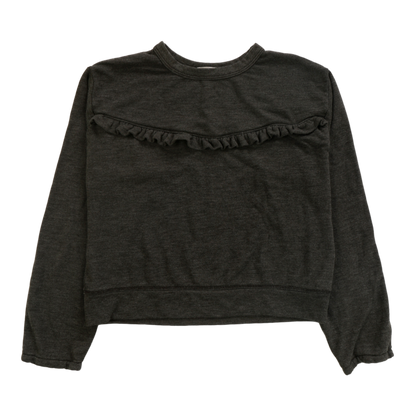 Sweatshirt with Ruffle