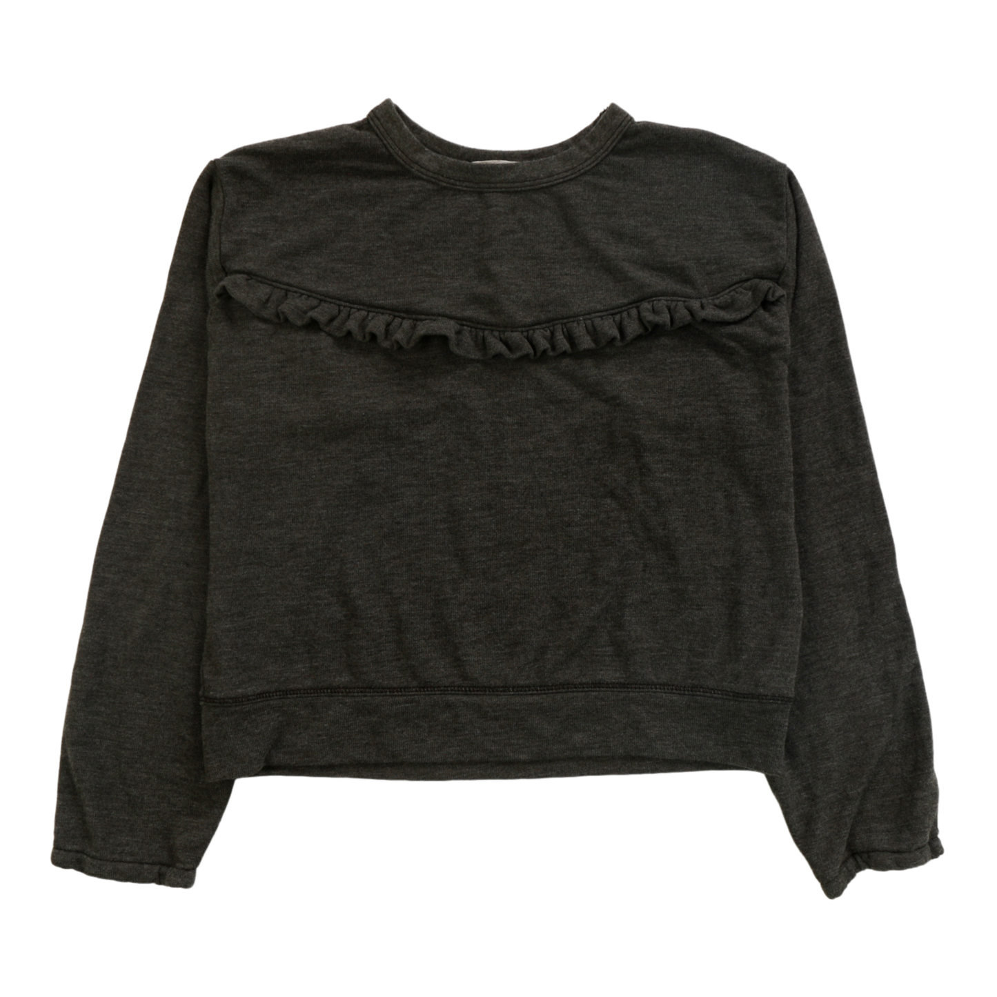 Sweatshirt with Ruffle