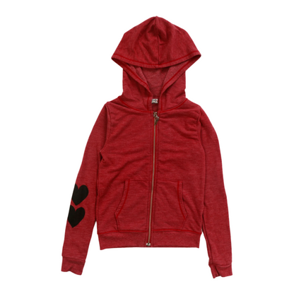 Hooded Jacket (Two-Hearts Print)