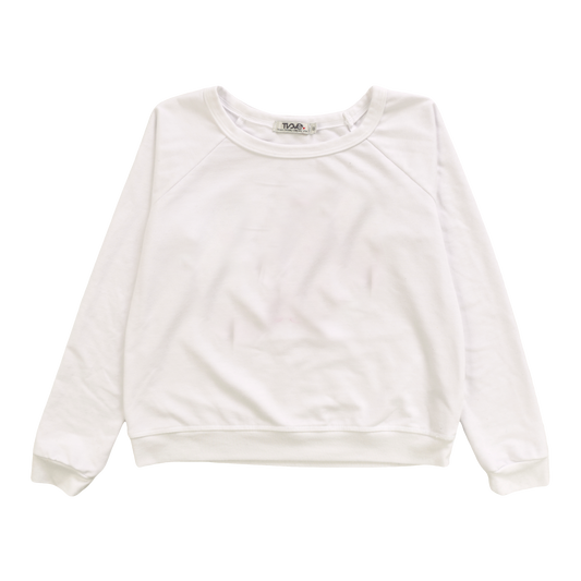 Heather Raglan Crew Top
