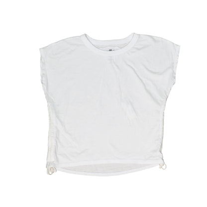 Muscle Tee with Gathered Side Tie