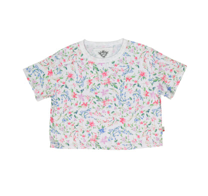 Boxy Tee (Floral Pattern)