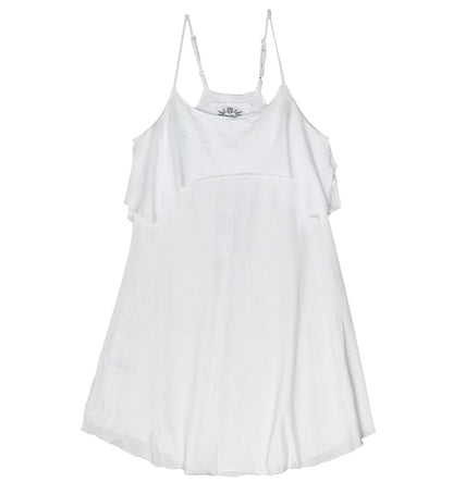 Spaghetti-Strap Ruffle Dress