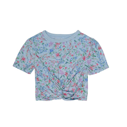 Knotted Tee (Floral Pattern)